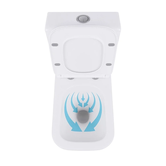 Унитаз-компакт Qtap Crow Eco безободковый с сиденьем Soft-close QTCRO27W48750 - Фото 7 Унитаз-компакт Qtap Crow Eco безободковый с сиденьем Soft-close QTCRO27W48750 - изображение 7