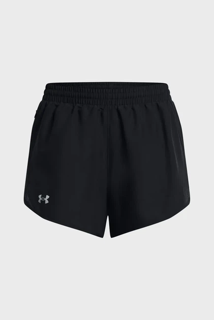 Жіночі чорні шорти UA Fly By 3'' Shorts Under Armour XS 1382438-001 - Фото 5 Жіночі чорні шорти UA Fly By 3'' Shorts Under Armour XS 1382438-001 - изображение 5