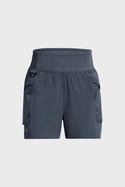 Жіночі темно-сірі шорти UA Trail Run Shorts Under Armour XS 1383360-044 - Фото 4 Жіночі темно-сірі шорти UA Trail Run Shorts Under Armour XS 1383360-044 - изображение 4