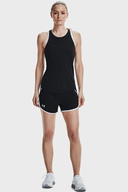 Жіночі чорні шорти UA Fly By 2.0 Short-BLK Under Armour XS 1350196-002 - зображення 3