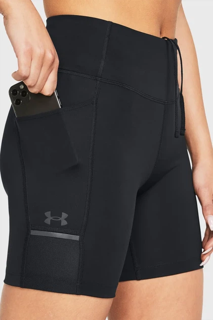 Жіночі чорні велосипедки UA Fly Fast 6 Short Under Armour LG 1383418-001 - Фото 3 Жіночі чорні велосипедки UA Fly Fast 6 Short Under Armour LG 1383418-001 - зображення 3