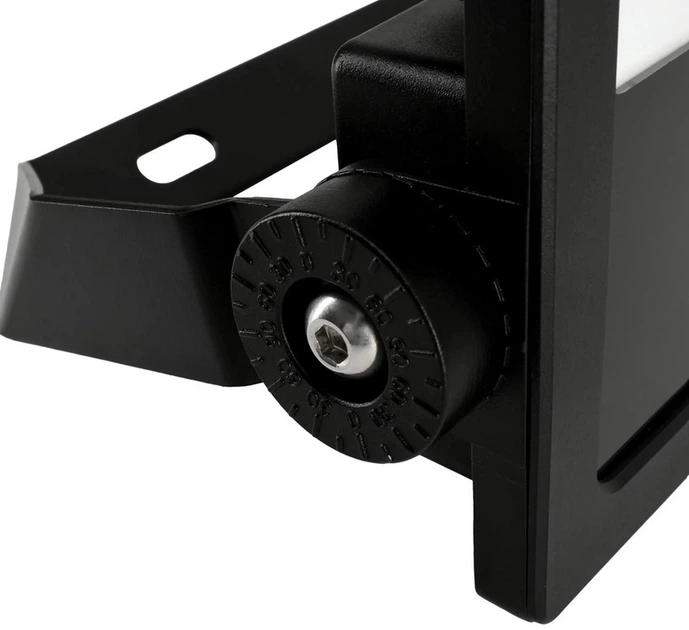 Naświetlacz LED TESSA 200W 3000/4000/5000K 30000LM IP66 90X90 RAL9017 Czarny (C66-LFT-200BL-CCT-9090) - obraz 2