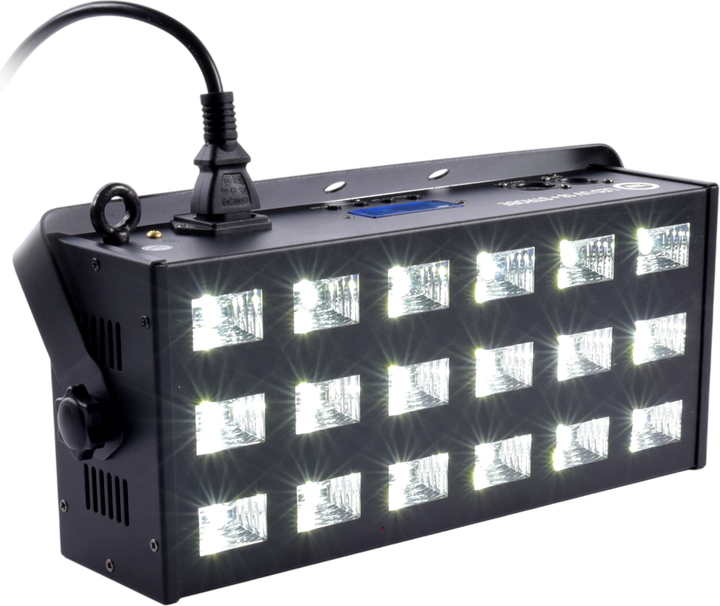 Reflektor sceniczny Light4Me LED UV 18x3W reflektor + stroboskop DMX (5907780148142) - obraz 2
