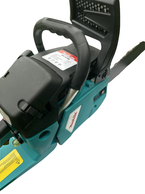 Потужна ланцюгова бензинова пила Makita 6100 Міцна бензопила Макіта з об"ємом двигуна 61 куб і шина 45 см - изображение 2