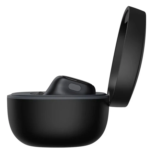 Навушники Baseus Bowie WM01 TWS Wireless Bluetooth 5.3, вакуумні, з мікрофоном, до 25 год роботи, чорні - Фото 5 Навушники Baseus Bowie WM01 TWS Wireless Bluetooth 5.3, вакуумні, з мікрофоном, до 25 год роботи, чорні - зображення 5