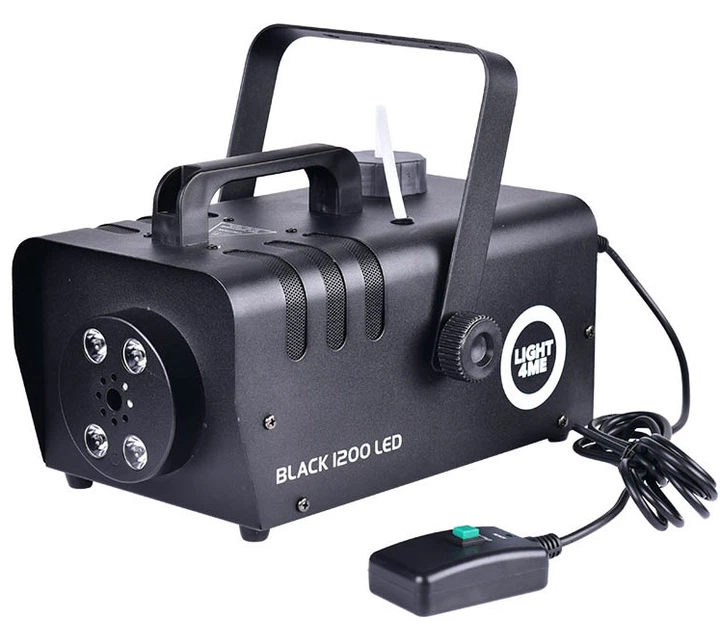 Wytwornica dymu Light4Me BLACK LED 1200 (5907780140948) - obraz 3