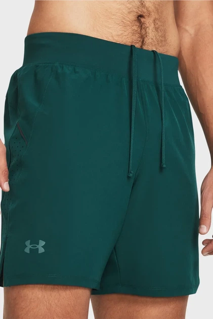 Чоловічі зелені шорти UA LAUNCH PRO 7'' SHORTS Under Armour SM 1376508-449 - зображення 3