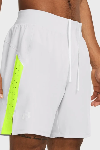 Чоловічі світло-сірі шорти UA LAUNCH PRO 7'' SHORTS Under Armour MD 1376508-014 - Фото 4 Чоловічі світло-сірі шорти UA LAUNCH PRO 7'' SHORTS Under Armour MD 1376508-014 - изображение 4