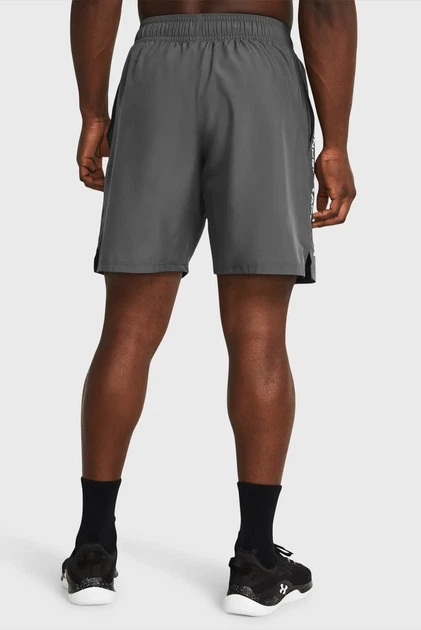 Чоловічі сірі шорти UA Woven Wdmk Shorts Under Armour S 1383356-025 - изображение 2