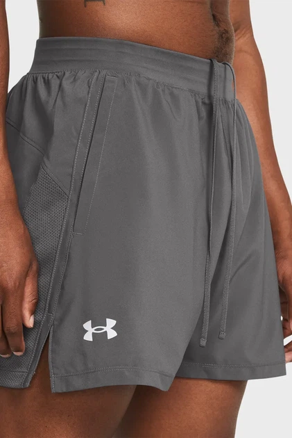 Чоловічі сірі шорти UA LAUNCH 5'' SHORTS Under Armour XS 1382617-025 - Фото 4 Чоловічі сірі шорти UA LAUNCH 5'' SHORTS Under Armour XS 1382617-025 - изображение 4