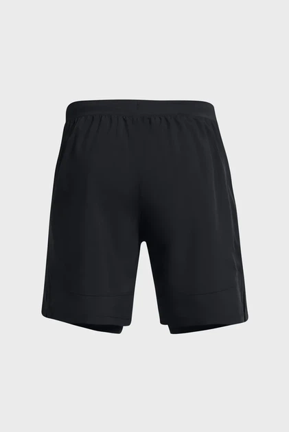 Чоловічі чорні шорти UA LAUNCH 7'' 2-IN-1 SHORTS Under Armour 3XL 1382641-001 - изображение 6