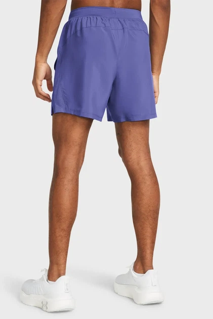Чоловічі фіолетові шорти UA LAUNCH 5'' SHORTS Under Armour SM 1382617-561 - изображение 3