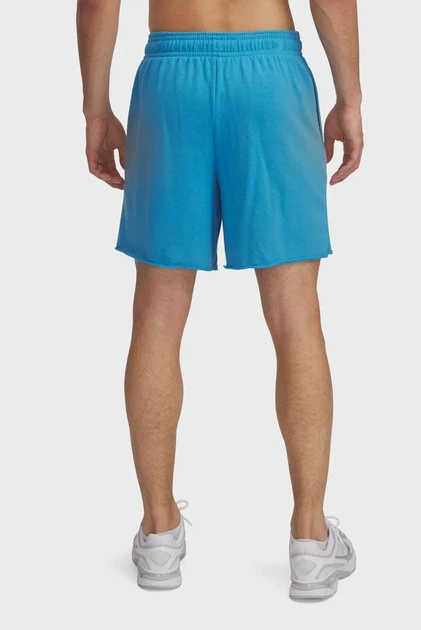 Чоловічі блакитні шорти UA Rival TerryLogo8inShort Under Armour MD 1390147-452 - изображение 3