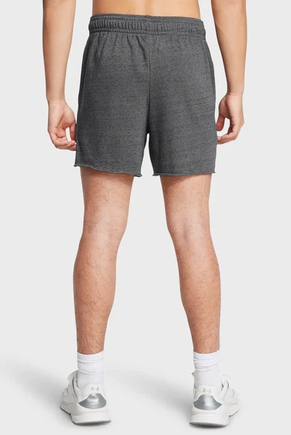 Чоловічі темно-сірі шорти UA Rival Terry 6in Short Under Armour S 1382427-025 - Фото 3 Чоловічі темно-сірі шорти UA Rival Terry 6in Short Under Armour S 1382427-025 - изображение 3