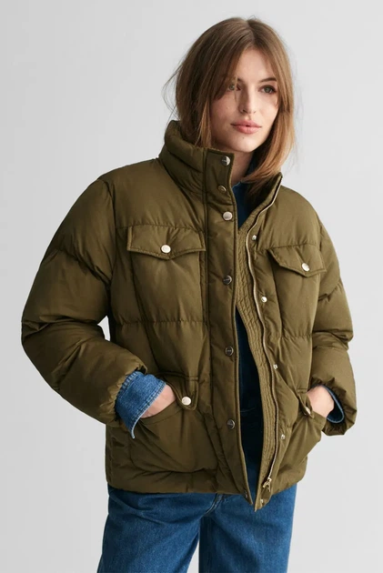 Жіноча оливкова куртка ACTIVE CLOUD JACKET Gant L 4700340 - Фото 1 Жіноча оливкова куртка ACTIVE CLOUD JACKET Gant L 4700340 - изображение 1