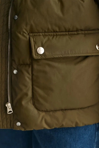 Жіноча оливкова куртка ACTIVE CLOUD JACKET Gant L 4700340 - Фото 5 Жіноча оливкова куртка ACTIVE CLOUD JACKET Gant L 4700340 - изображение 5