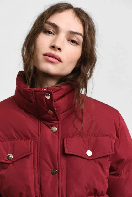 Жіноча бордова куртка ACTIVE CLOUD JACKET Gant S 4700340 - Фото 4 Жіноча бордова куртка ACTIVE CLOUD JACKET Gant S 4700340 - изображение 4