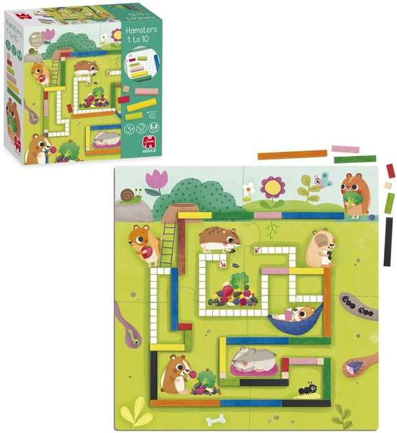 Gra planszowa Jumbo Goula Hamsters 1 do 10 (8410446002346) - obraz 3