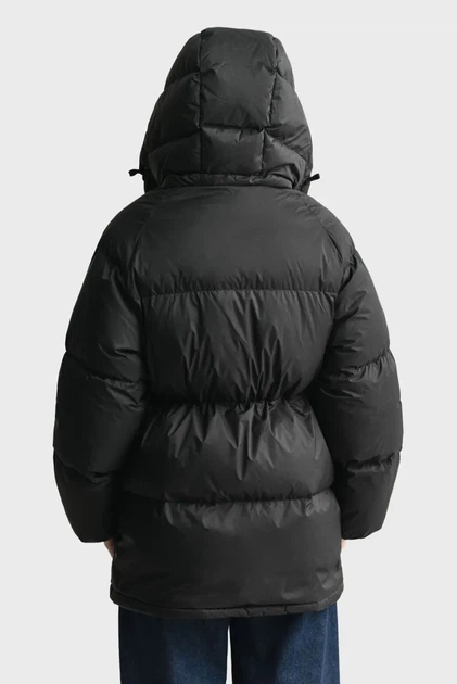 Жіночий чорний пуховик LENGTH Gant XS 4700400 - изображение 3