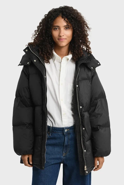 Жіночий чорний пуховик LENGTH Gant XS 4700400 - изображение 4