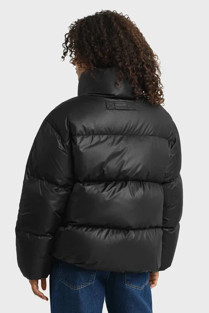 Жіночий чорний пуховик RELAXED Gant XS 4700398 - изображение 3