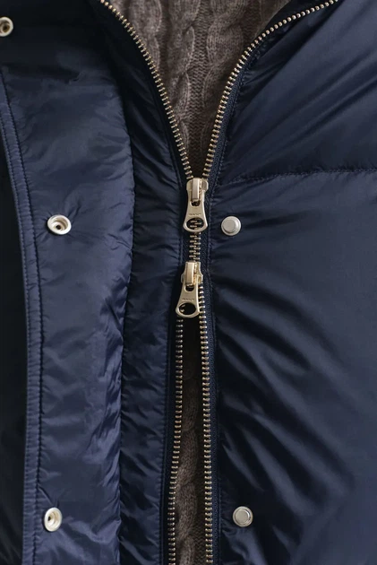 Жіночий темно-синій пуховик LENGTH Gant L 4700400 - изображение 6