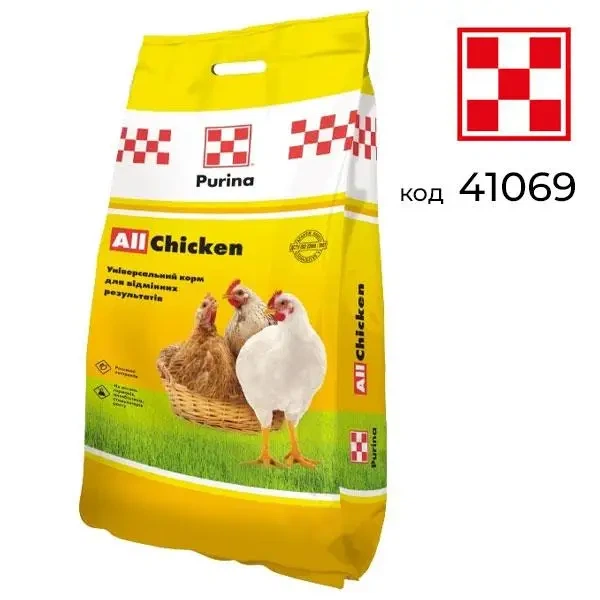Комбикорм для курей-несучек Purina 25кг - Фото 1 Комбикорм для курей-несучек Purina 25кг - изображение 1