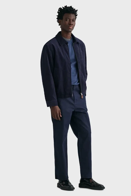 Чоловічий синій джемпер CLASSIC COTTON Gant M 8030561 - изображение 2