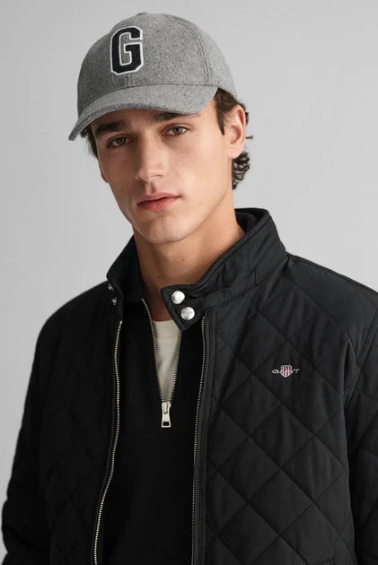 Чоловіча чорна куртка QUILTED WINDCHEATER Gant XXL 7006340 - Фото 4 Чоловіча чорна куртка QUILTED WINDCHEATER Gant XXL 7006340 - изображение 4