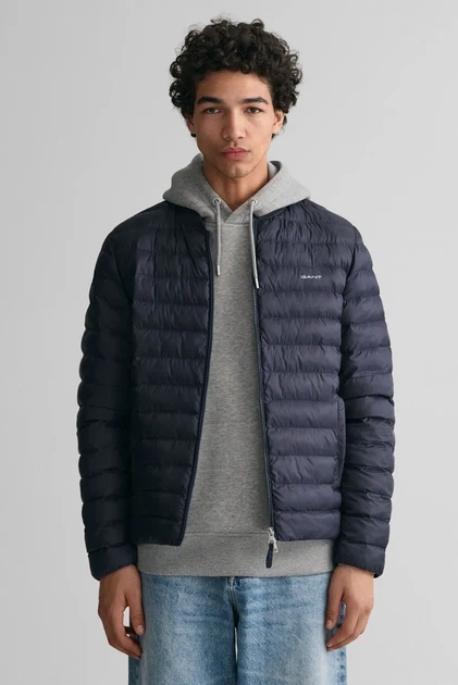 Чоловіча темно-синя куртка QUILTED COLLARED Gant XXL 7006300 - Фото 1 Чоловіча темно-синя куртка QUILTED COLLARED Gant XXL 7006300 - изображение 1