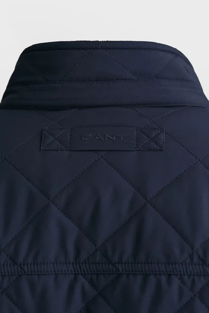 Чоловіча темно-синя куртка QUILTED WINDCHEATER Gant XXL 7006340 - Фото 5 Чоловіча темно-синя куртка QUILTED WINDCHEATER Gant XXL 7006340 - изображение 5