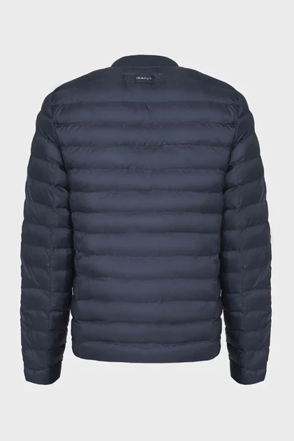 Чоловіча темно-синя куртка QUILTED COLLARED Gant M 7006300 - Фото 8 Чоловіча темно-синя куртка QUILTED COLLARED Gant M 7006300 - изображение 8