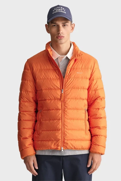 Чоловічий помаранчевий пуховик LIGHT DOWN JACKET Gant S 7006298 - Фото 1 Чоловічий помаранчевий пуховик LIGHT DOWN JACKET Gant S 7006298 - изображение 1