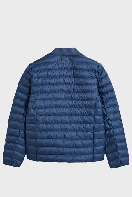 Чоловіча темно-синя куртка LIGHT PADDED BOMBER Gant S 7006300 - Фото 2 Чоловіча темно-синя куртка LIGHT PADDED BOMBER Gant S 7006300 - изображение 2
