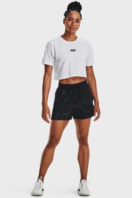 Жіночі чорні шорти Journey Terry Short Under Armour L 1377857-001 - изображение 2