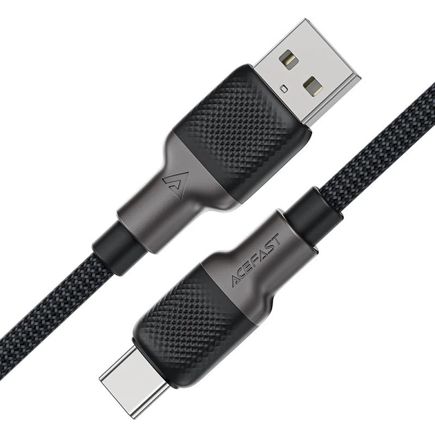 Кабель USB 2.0 AM-Type-CM, 1,2 м, 60W silicone braid C10-04 Acefast - Фото 2 Кабель USB 2.0 AM-Type-CM, 1,2 м, 60W silicone braid C10-04 Acefast - зображення 2