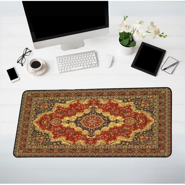 Коврик для мыши игровой Persian Carpet 300×800×2 мм ретро дизайн скоростная поверхность антискользящий - изображение 2