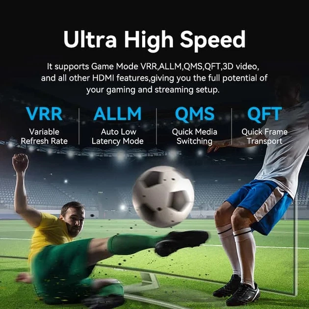 Кабель Vention HDMI M to HDMI Mini M 2m V2.1 8K 60Гц Aluminum Alloy Type Green (AGJGH) - зображення 5