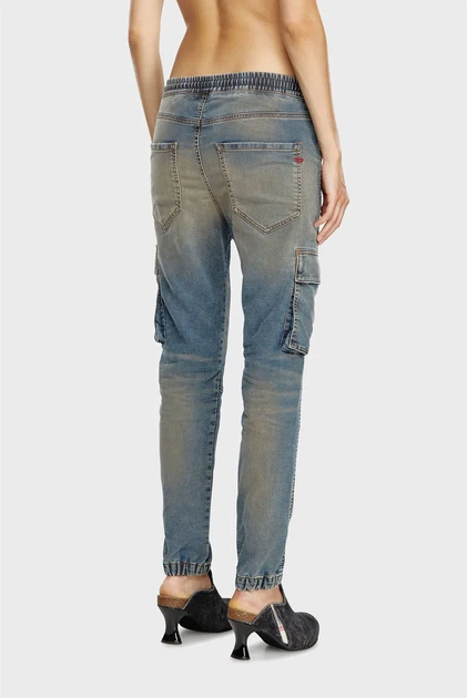 Жіночі сині джинси 2051 D-URSY JOGG Sweat jeans Diesel 26 A11869 068MB - изображение 2