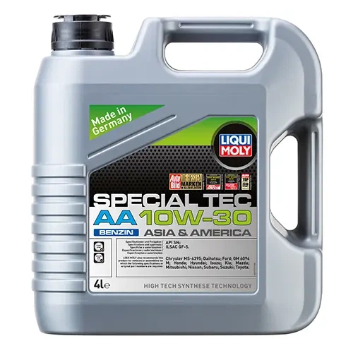 Полусинтетическое моторное масло LIQUI MOLY Special Tec AA Benzin SAE 10W-30 4л. - Фото 1 Полусинтетическое моторное масло LIQUI MOLY Special Tec AA Benzin SAE 10W-30 4л. - изображение 1