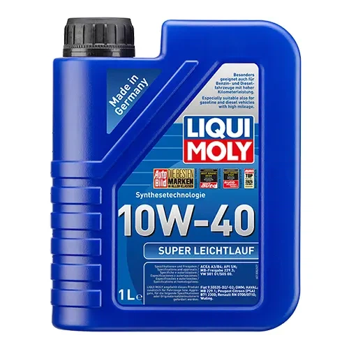Напівсинтетична олива LIQUI MOLY Super Leichtlauf SAE 10W-40 1л. - Фото 1 Напівсинтетична олива LIQUI MOLY Super Leichtlauf SAE 10W-40 1л. - зображення 1