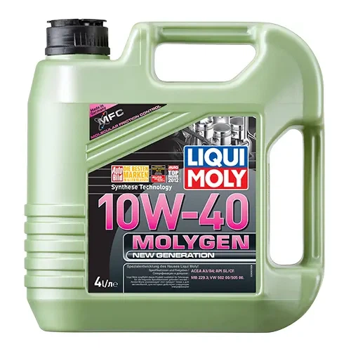 Полусинтетическое моторное масло LIQUI MOLY Molygen New Generation 10W-40 4л. - Фото 1 Полусинтетическое моторное масло LIQUI MOLY Molygen New Generation 10W-40 4л. - изображение 1
