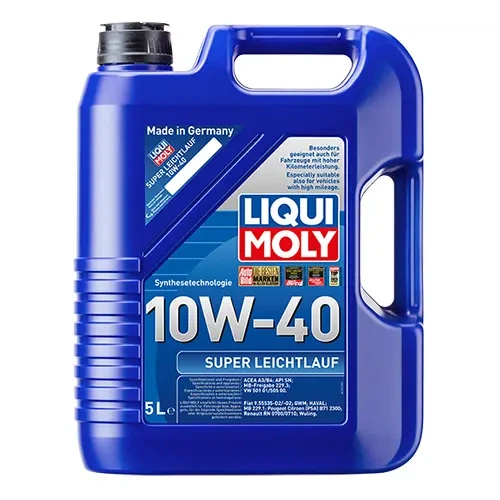 Напівсинтетична олива LIQUI MOLY Super Leichtlauf SAE 10W-40 5л. - Фото 1 Напівсинтетична олива LIQUI MOLY Super Leichtlauf SAE 10W-40 5л. - зображення 1