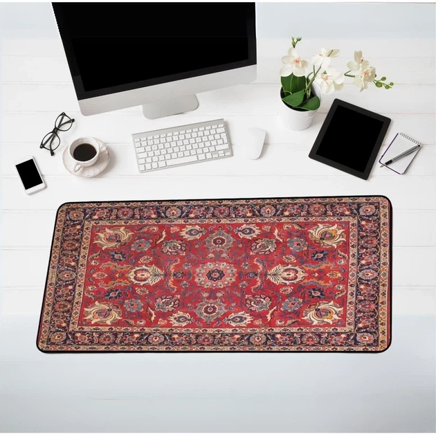 Коврик для мыши игровой Persian Style 300×800×2 мм ретро персидский дизайн антискользящая основа разноцветный - изображение 5