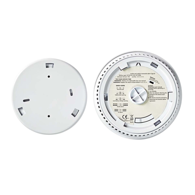 Датчик диму та чадного газу Nedis DTCTCS10WT (5412810334803) - зображення 6