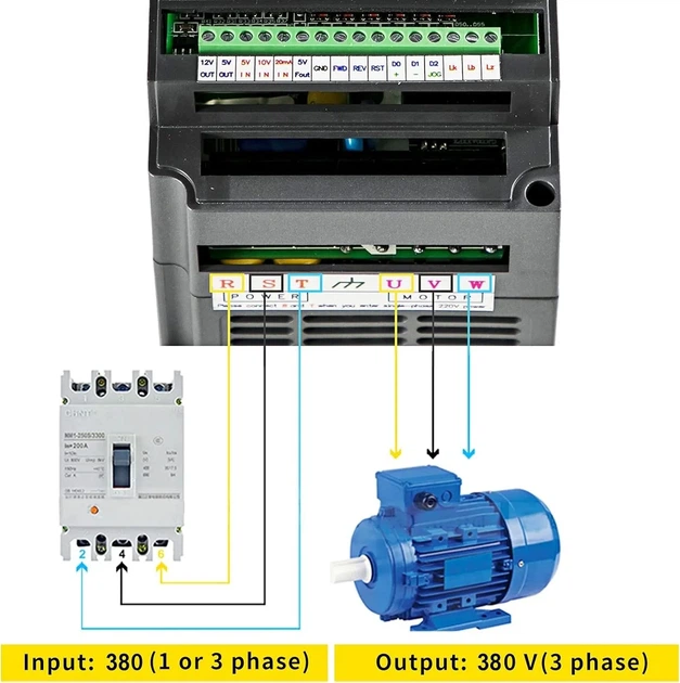 Перетворювач частоти Vevor A2-3022 / Black Б/В k1 - зображення 3