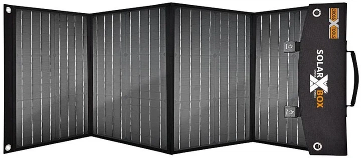 Портативна сонячна панель Cross Tools SOLARBOX 120 DC / USB-C 45Вт / USB-A 24Вт / 120 Вт (монокристалічна) - зображення 3