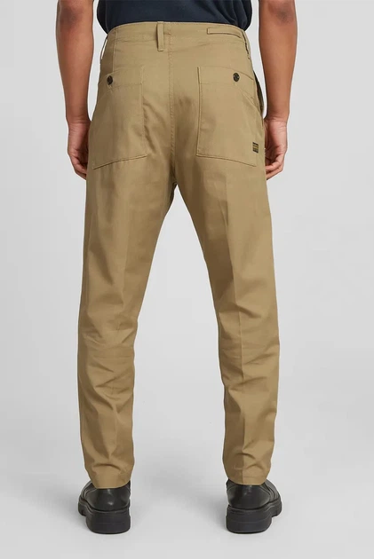 Чоловічі бежеві брюки Pleated G-Star RAW 34-32 D24543,D967 - зображення 3