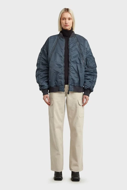 Жіночий темно-синій бомбер Macro G-Star RAW S D26977, D192 - Фото 2 Жіночий темно-синій бомбер Macro G-Star RAW S D26977, D192 - зображення 2