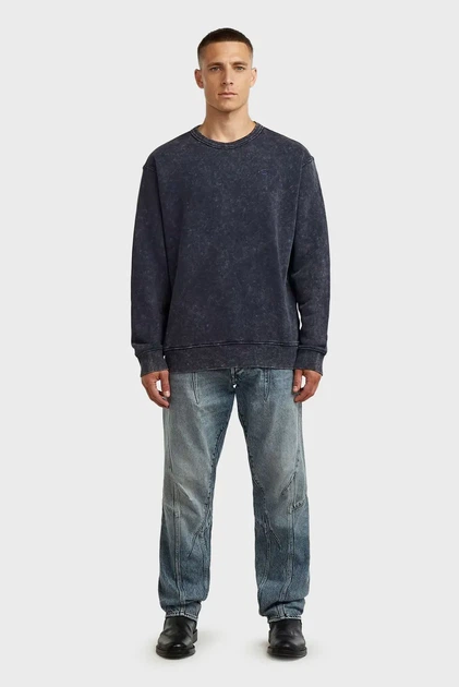 Чоловічий темно-синій світшот Washed G-Star RAW L D27082,D575 - Фото 2 Чоловічий темно-синій світшот Washed G-Star RAW L D27082,D575 - зображення 2